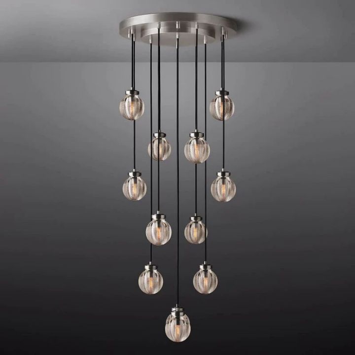 Augety Spherical Modern Round Chandelier 22" - view 6