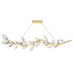 Octavian Modern Crystal Prism Linear Chandelier 63.5" L - view 2