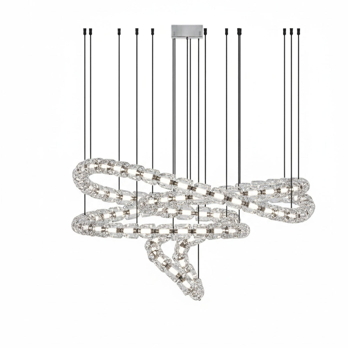 Gabriel Chrome Crystal Chandelier - view 100