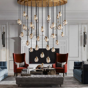 Perla Round Chandelier 60" - view 9