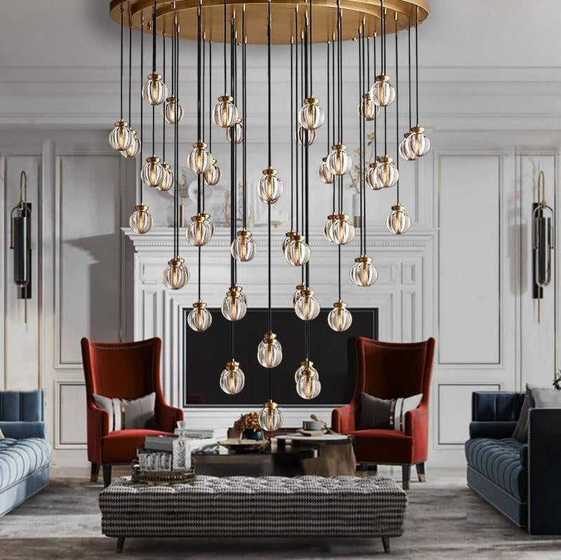 Perla Round Chandelier 60" - view 9