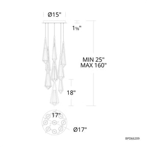 Devotion Round Chandelier 9 Light - view 4
