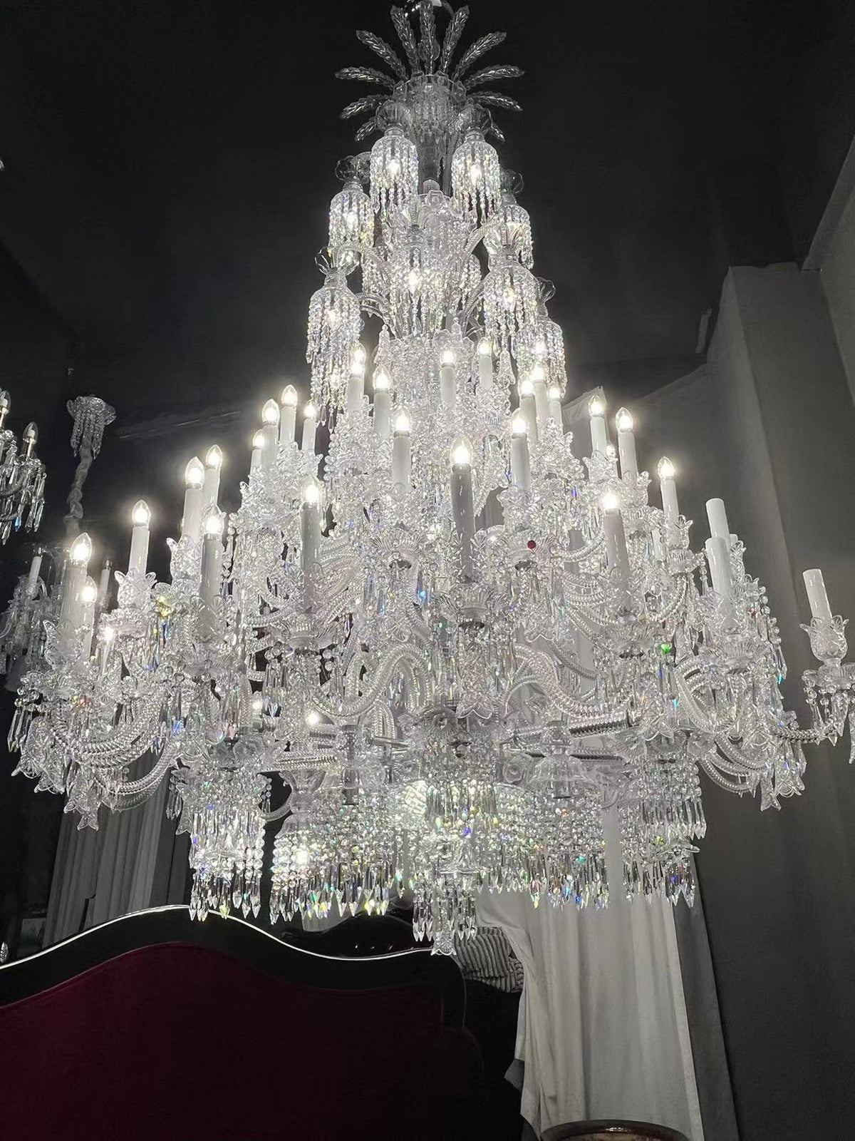 73 lights bell crystsal chandelier, K9 crystal - view 6