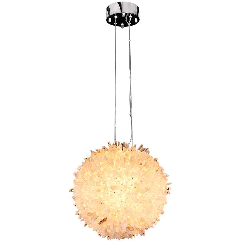 Vosa Crystal Cluster Ball Pendant Light, chandelier - view 3