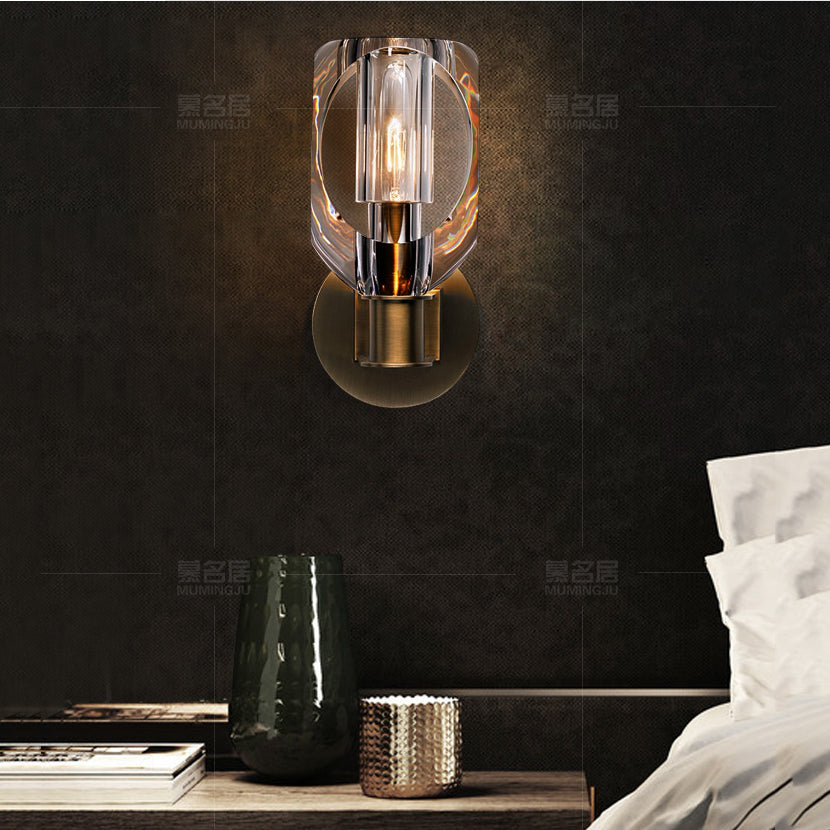 Canson Modern Crystal Bedroom Wall Sconces - view 8