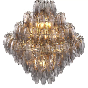Vespera Modern Glass Large Chandelier - view 2