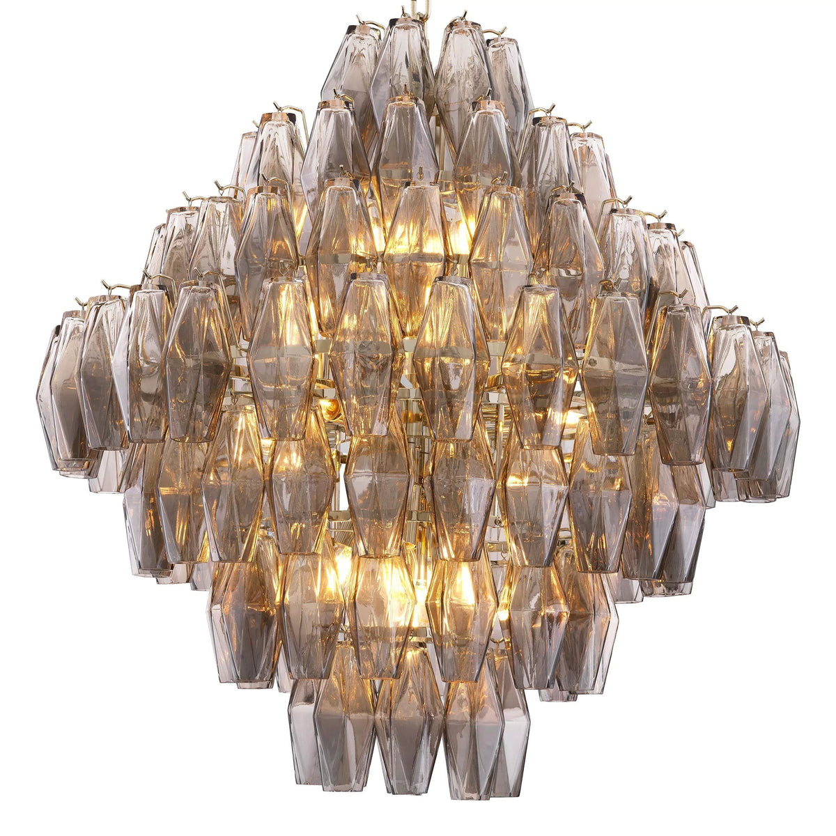 Vespera Modern Glass Large Chandelier - view 3