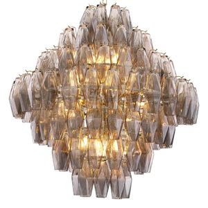 Vespera Modern Glass Large Chandelier - view 3