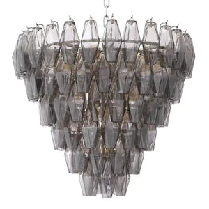Vespera Modern Smoke Glass Chandelier S - view 2
