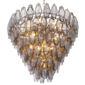 Vespera Modern Smoke Glass Chandelier S - view 3