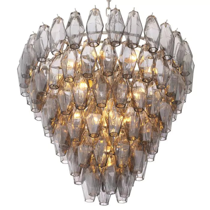 Vespera Modern Smoke Glass Chandelier S - view 3