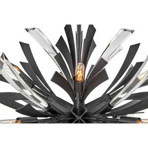 Bergamots 13 Lights  Chandelier  22"D - view 7