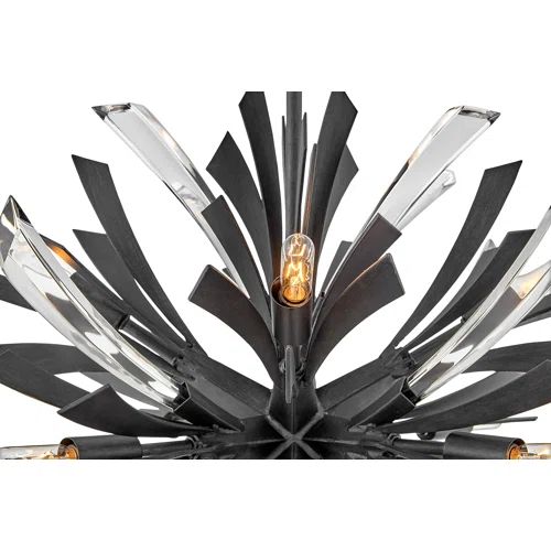 Bergamots 13 Lights  Chandelier  22"D - view 7