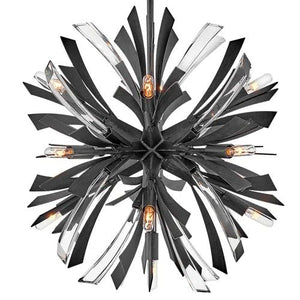Bergamots 13 Lights  Chandelier  22"D - view 8