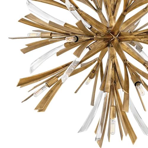 Bergamots 13 Lights  Chandelier 36"D - view 3