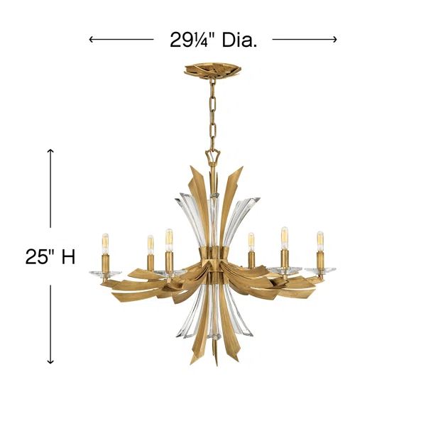 Bergamots 6 Lights Chandelier - view 2