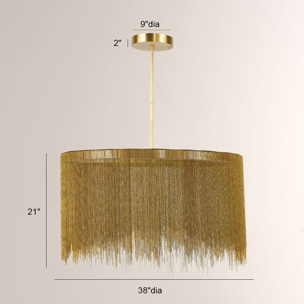 Bertram Round Chain Chandelier - view 7