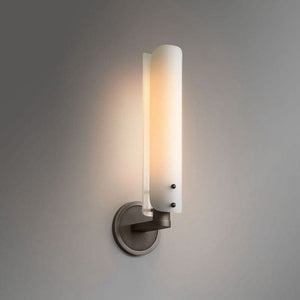 Beryl Single Layer White Glass Wall Light, chandelier