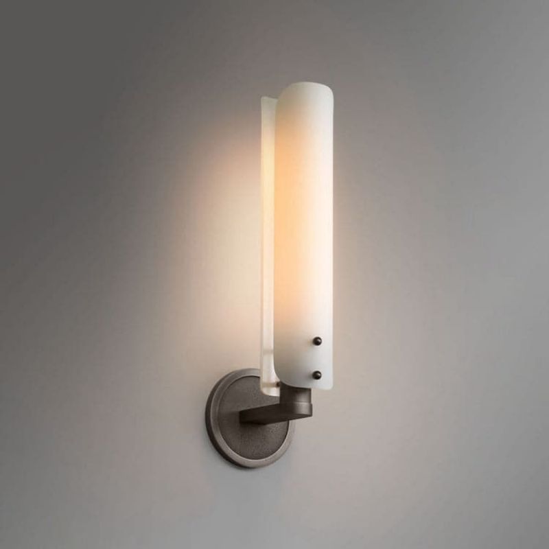 Beryl Single Layer White Glass Wall Light, chandelier