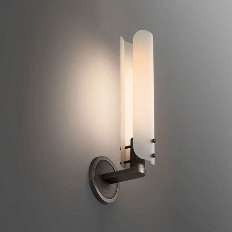Beryl Single Layer White Glass Wall Light, chandelier - view 5