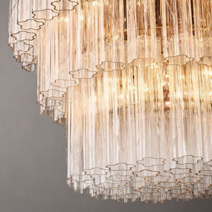 Besa 3-Tier Round Chandelier 36”, three-tier - view 3