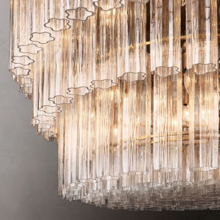 Besa 3-Tier Round Chandelier 48”, three-tier - view 5