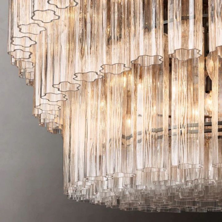 Besa 3-Tier Round Chandelier 48”, three-tier - view 6