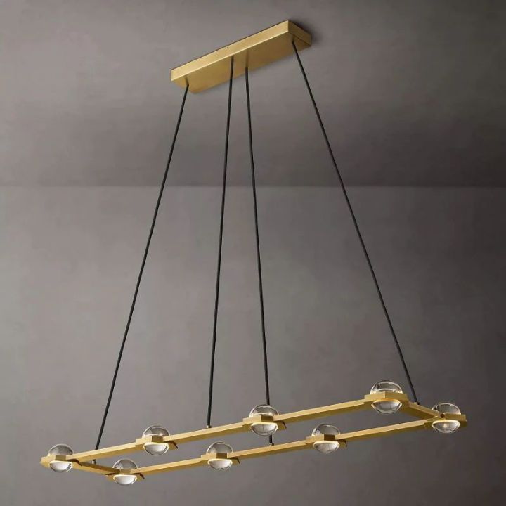 Besty Rectangular Chandelier 54" - view 5