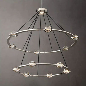 Besty Two-Tier Round Chandelier 48" - view 6