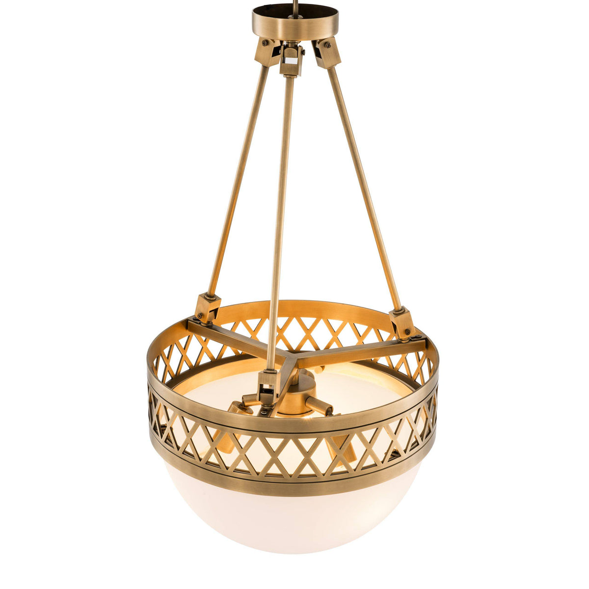 Eternity Modern Brass Chandelier - Brass - view 2