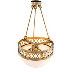 Eternity Modern Brass Chandelier - Brass - view 2