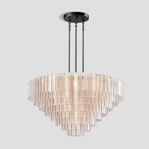 Guts Round Glass Tile Chandelier - view 7
