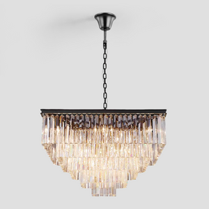 Falria 5-Tier Crystal Square Chandelier - view 6