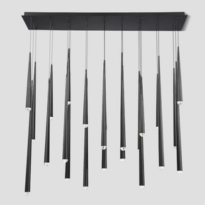 Alren Rectangle Tubular Chandelier, rectangular - view 5