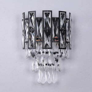 Nimbus Black Clear Crystal Wall Sconce, chandelier - view 3