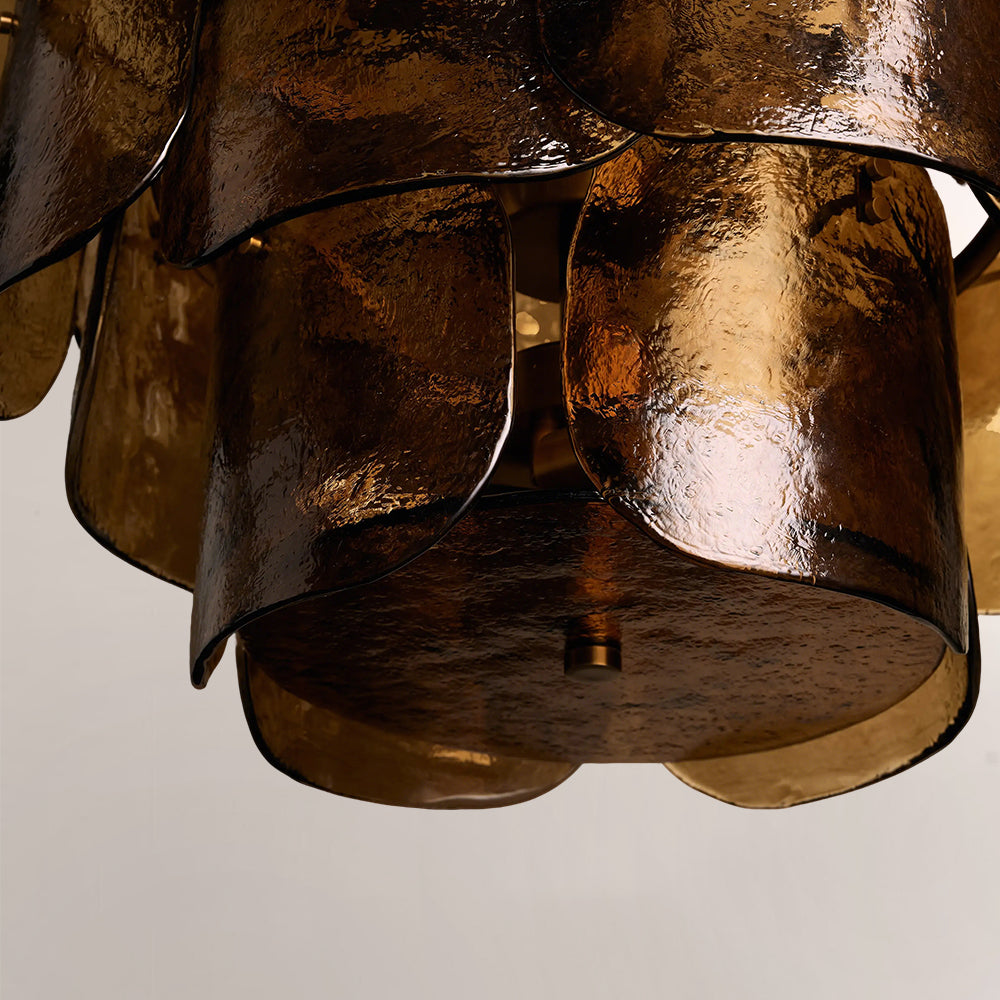 Blaire Tiered Blown Glass Chandelier - view 11