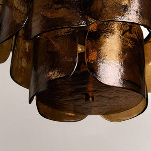Blaire Tiered Blown Glass Chandelier - view 11