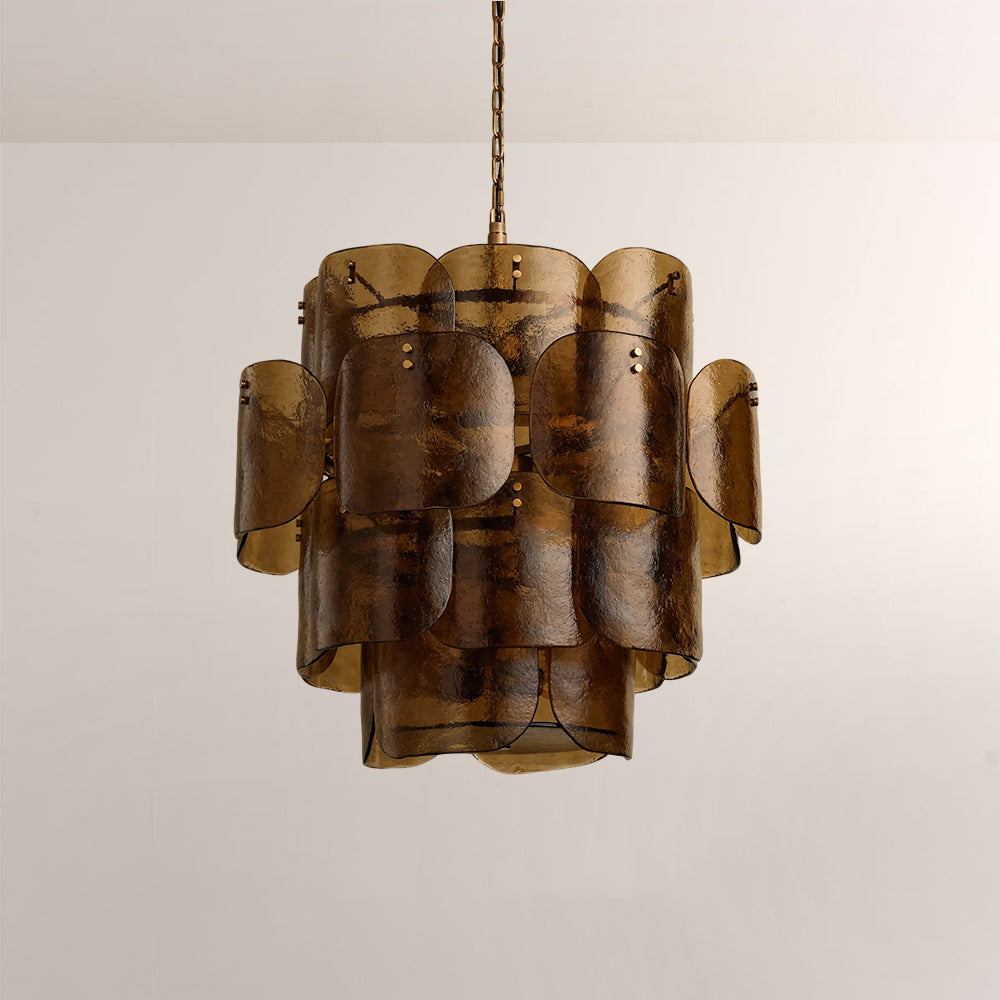 Blaire Tiered Blown Glass Chandelier - view 6