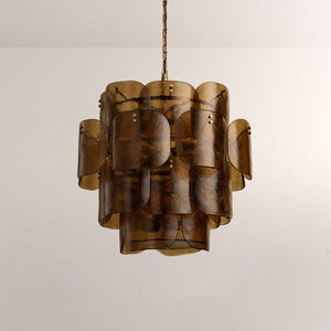 Blaire Tiered Blown Glass Chandelier - view 6