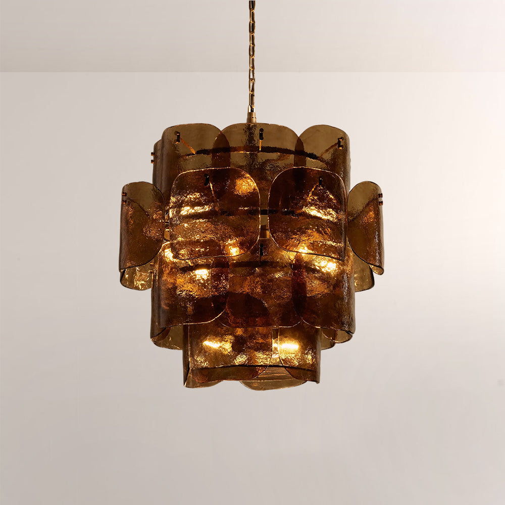 Blaire Tiered Blown Glass Chandelier - view 5