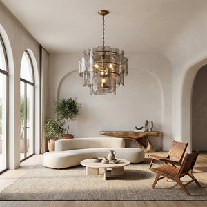 Blaire Tiered Blown Glass Chandelier - view 16