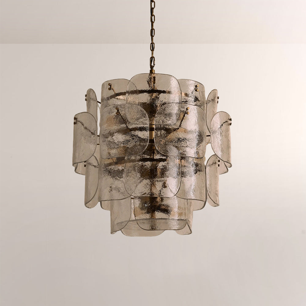 Blaire Tiered Blown Glass Chandelier - view 4