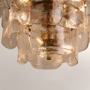 Blaire Tiered Blown Glass Chandelier - view 9