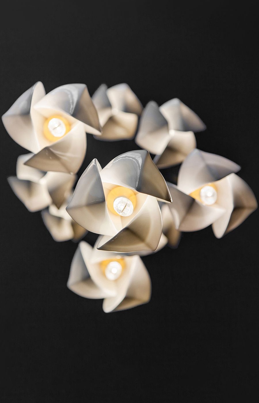 Bloom Chandelier, in white - view 15