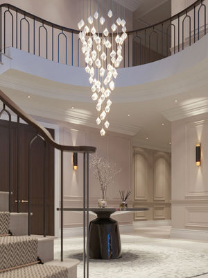 Bloom Chandelier, in white - view 9