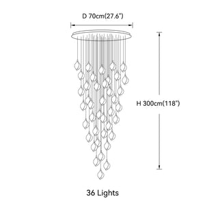 Bloom Porcelain Petals Pendant Light - view 26