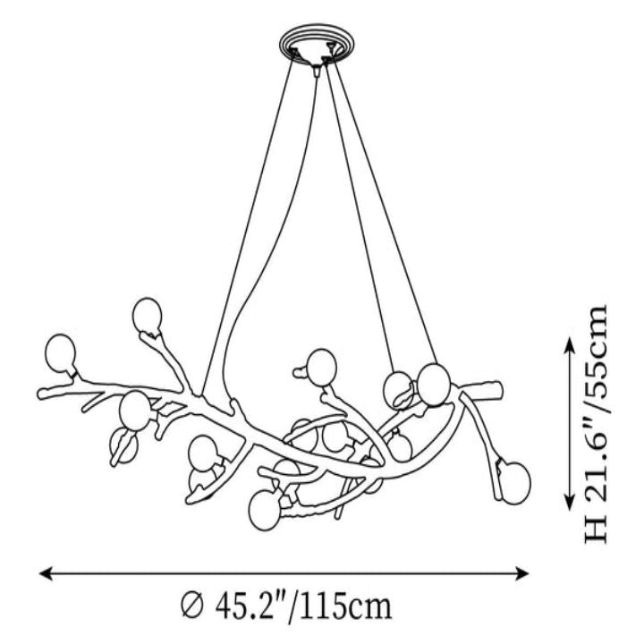 Tree Branch Modern Chandelier - view 18