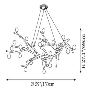 Tree Branch Modern Chandelier - view 20