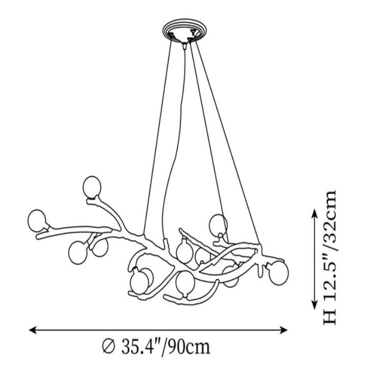 Tree Branch Modern Chandelier - view 17