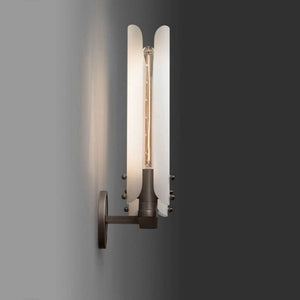 Beryl Double White Glass Shard Wall Light, chandelier - view 2
